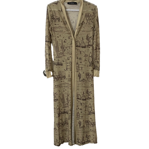 Lucky & Blessed Maxi Western Duster Size Small